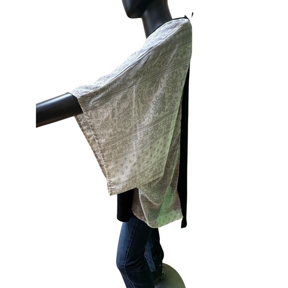 Janet Jackson Custom Upcycled Graphic Band Tee Kimono Top - Picture 3 of 6